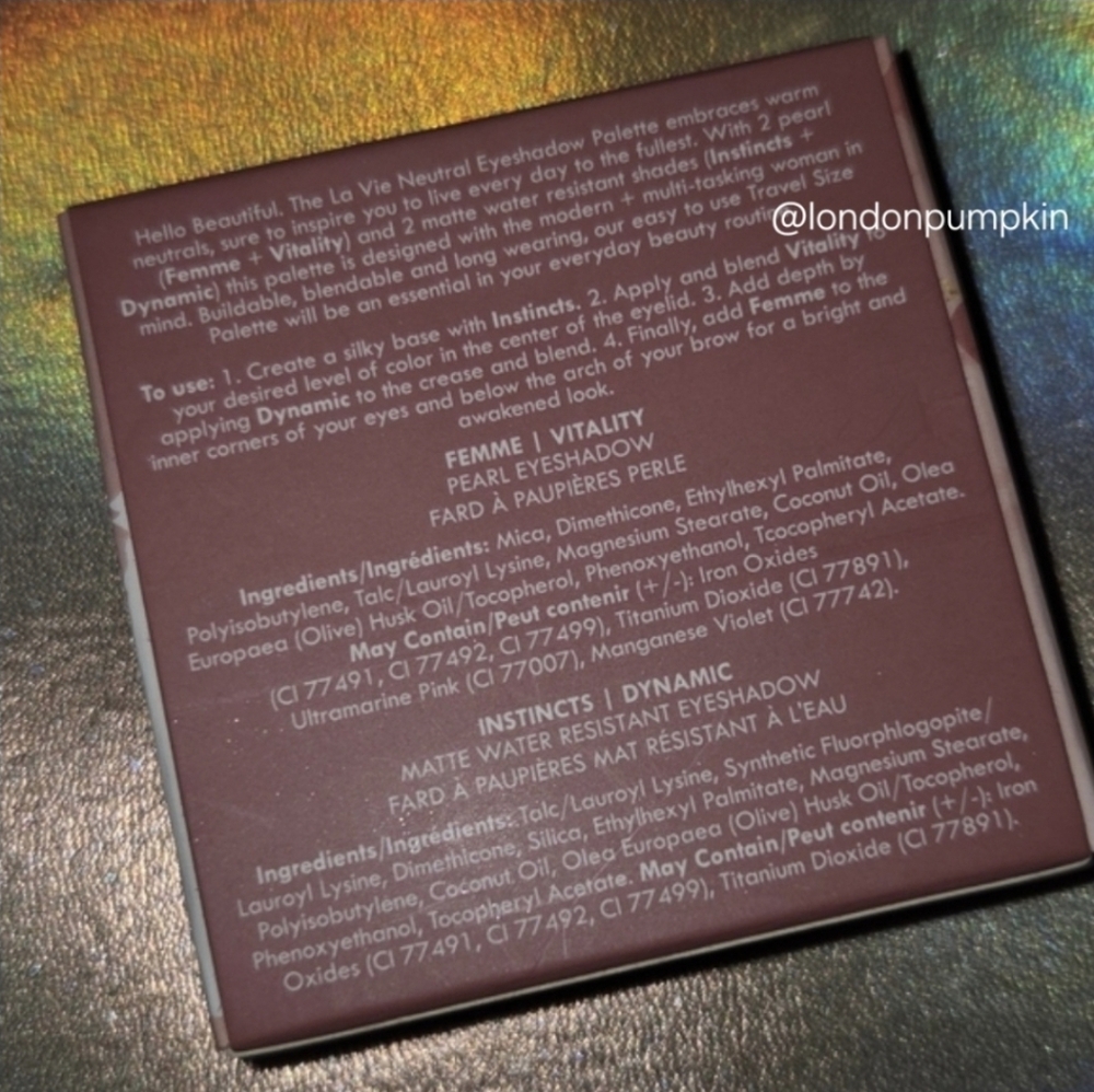 5/$25 NWT Chella La Vie Neutral Eyeshadow Palette - Picture 6 of 10